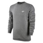 Men's Nike Club Crew Fleece, Size: Medium, Grey Other