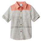 Boys 4-7x Sonoma Goods For Life&trade; Woven Shirt, Boy's, Size: 4, Med Orange