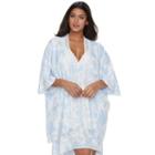 Plus Size Apt. 9&reg; Knit Cocoon Wrap, Women's, Size: 2xl, Blue