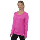 Women's Rbx Peached Jacquard Tee, Size: Medium, Med Pink