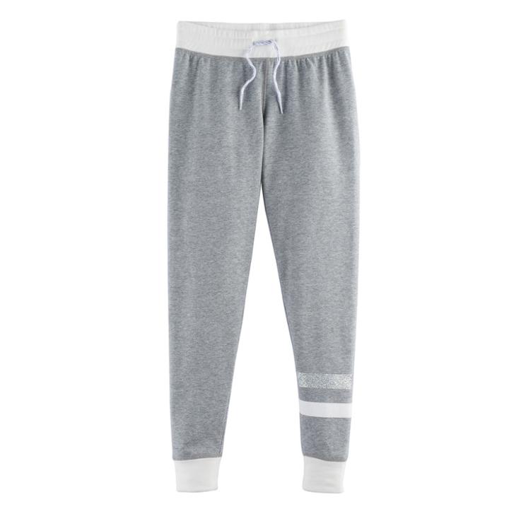 Girls 7-16 & Plus Size So&reg; Fleece-lined Jogger Pants, Size: 10, Grey