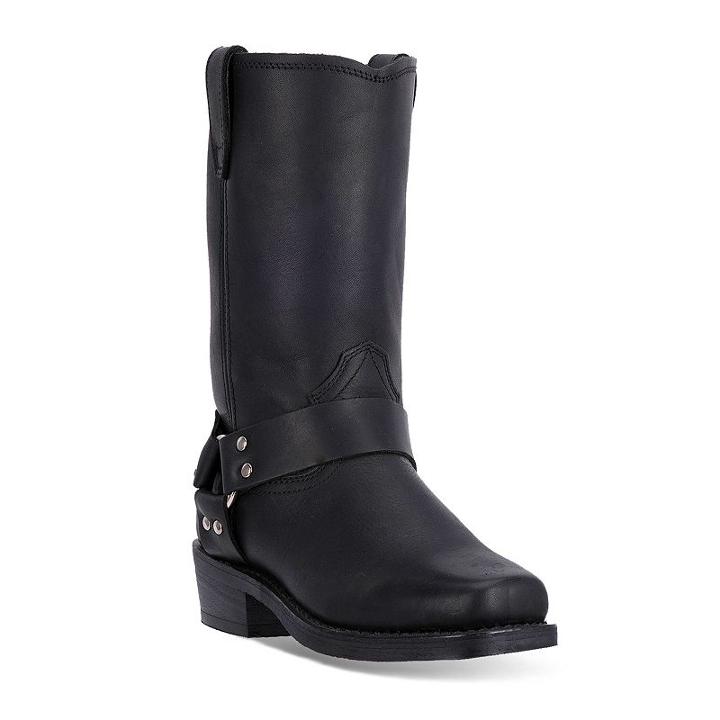 Dingo Dean Men's Harness Boots, Size: 7 Wide, Black