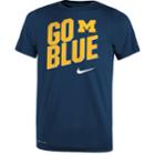 Boys 8-20 Nike Michigan Wolverines Local Verbiage Tee, Size: Xl 18-20, Blue (navy)