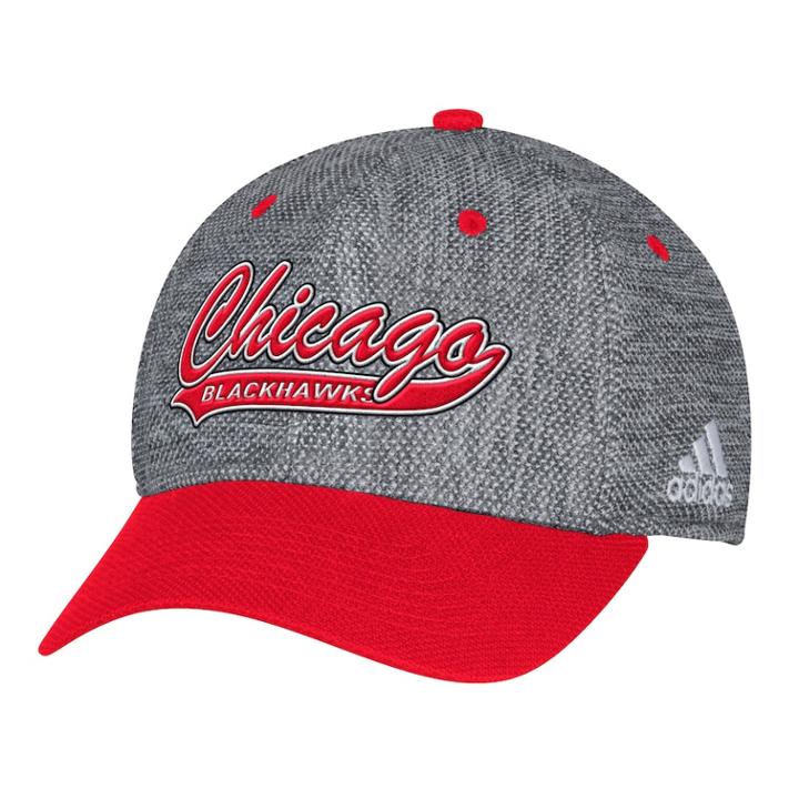 Adult Adidas Chicago Blackhawks Structured Flex-fit Cap, Men's, Size: L/xl, Other Clrs