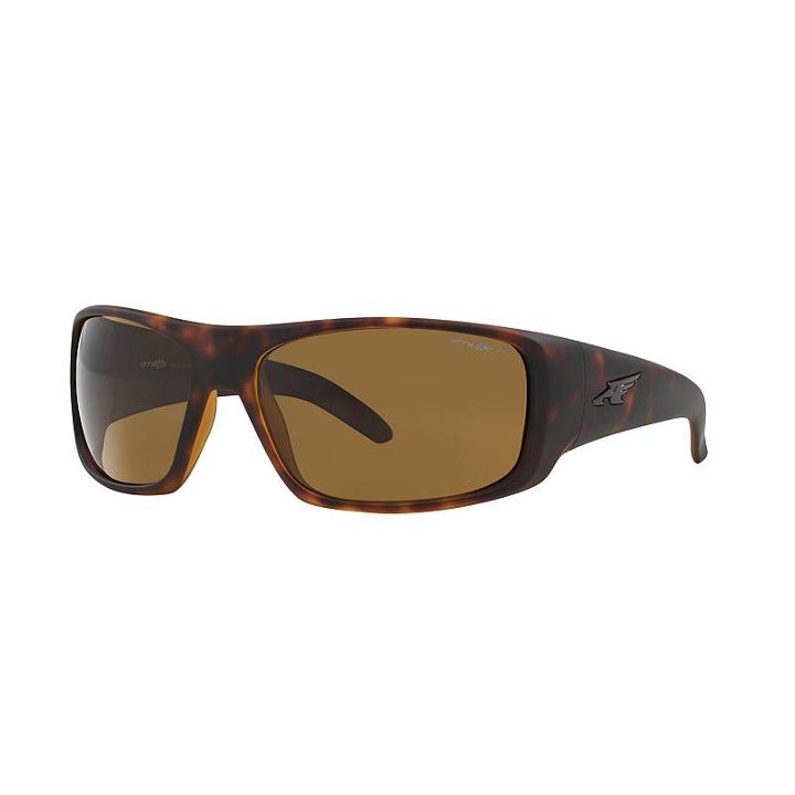 Arnette An4179 66mm La Pistola Rectangle Polarized Sunglasses, Men's, White Oth