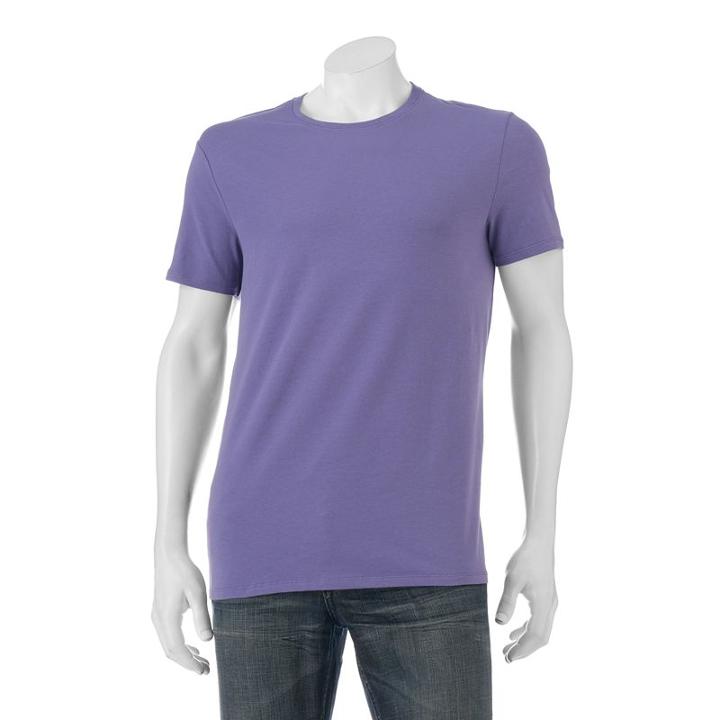 Men's Apt. 9 Solid Tee, Size: Large, Med Purple