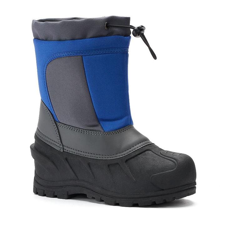 Itasca Cerebus Boys' Winter Boots, Size: 12, Blue (navy)