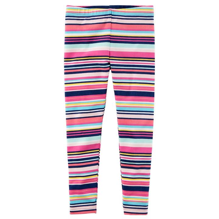 Girls 4-8 Carter's Print Leggings, Size: 6, Blue (wash)