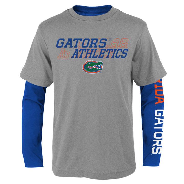 Boys 8-20 Florida Gators United Tee Set, Size: Xl 18-20, Grey