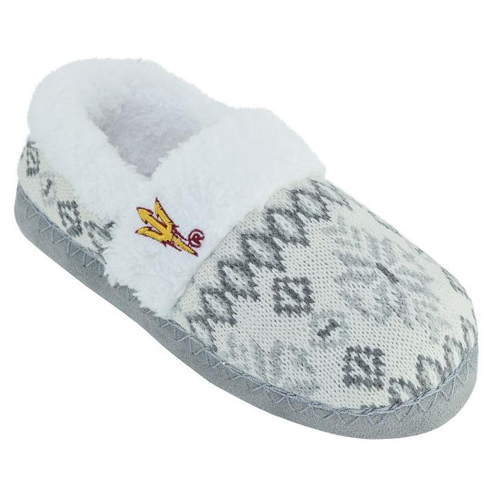 Women's Arizona State Sun Devils Snowflake Slippers, Size: Large, Team