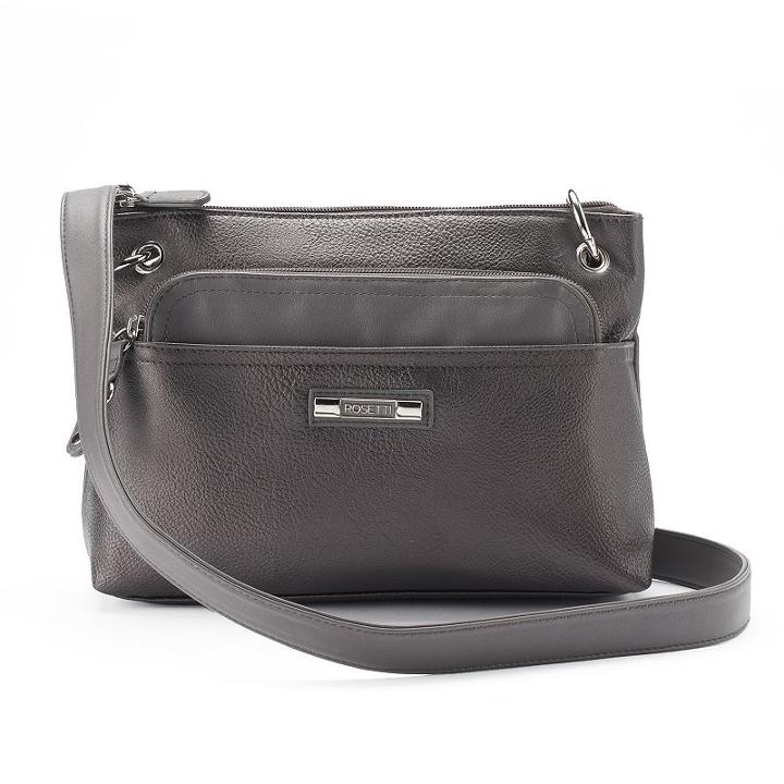 Rosetti Gilda Triple Play Mini Crossbody Bag, Women's, Dark Grey