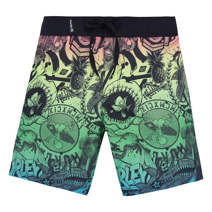 Boys 4-7 Hurley Collage Boardshorts, Boy's, Size: 6, Ovrfl Oth
