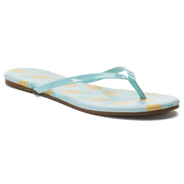 Lc Lauren Conrad Pixii Women's Flip Flops, Size: 8, Blue (navy)