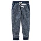 Boys 4-8 Carter's French Terry Pull-on Marled Jogger Pants, Boy's, Size: 7, Light Grey