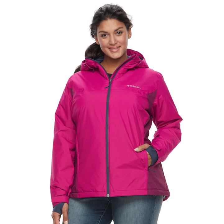 Plus Size Columbia Tipton Pass Thermal Coil&reg; Jacket, Women's, Size: 1xl, Light Pink
