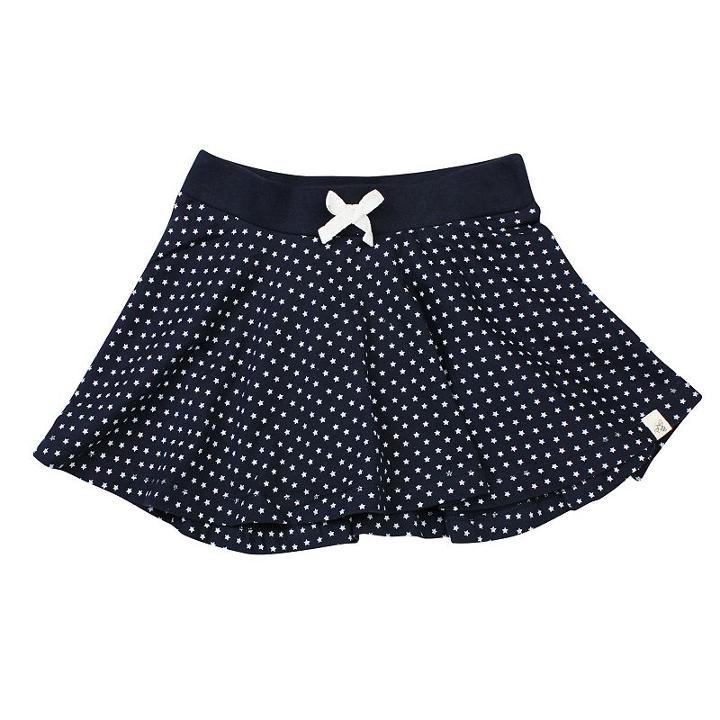 Girls 4-6x Burt's Bees Baby Organic Printed Skirt, Girl's, Size: 6x, Blue (navy)