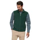 Men's Croft & Barrow&reg; Arctic Fleece Classic-fit Easy-care Vest, Size: Xxl, Dark Green