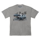 Men's Newport Blue Classic Vehicle Tee, Size: Large, Light Grey