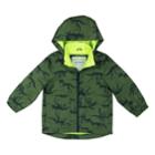 Boys 4-7 Carter's Printed Hooded Zip Lightweight Jacket, Size: 5-6, Green