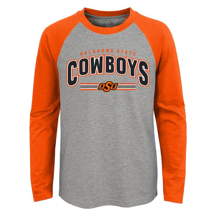 Boys 4-18 Oklahoma State Cowboys Audible Tee, Size: 12-14, Grey