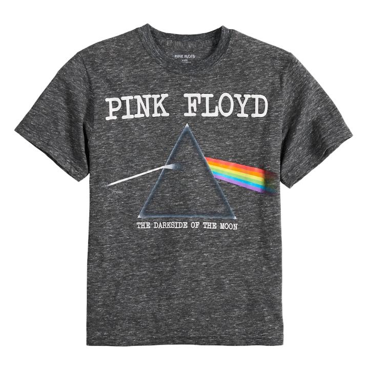 Boys 8-20 Pink Floyd Tee, Size: Large, Black