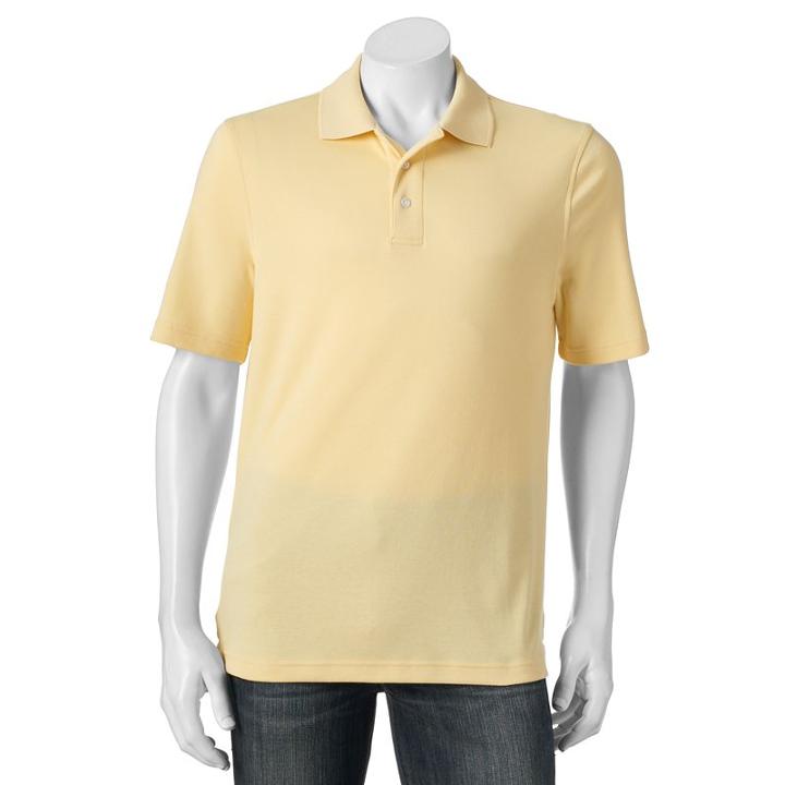 Men's Croft & Barrow&reg; Signature Polo, Size: Xl, Med Yellow