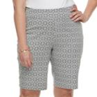 Plus Size Croft & Barrow&reg; Pull-on Bermuda Shorts, Women's, Size: 24 W, Med Green