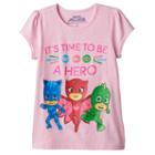 Girls 4-7 Pj Masks Owlette, Catboy & Gekko Graphic Tee, Girl's, Size: 4, Pink