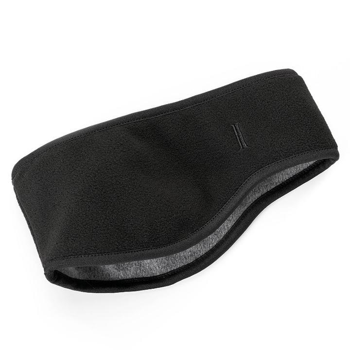 Women's Igloos Microfleece Reversible Headband, Black
