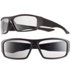 Men's Dockers Polarized Wrap Sunglasses, Black