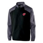 Men's Wisconsin Badgers Raider Pullover Jacket, Size: Small, Dark Grey