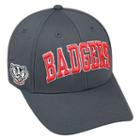 Adult Top Of The World Wisconsin Badgers Cool & Dry One-fit Cap, Men's, Grey (charcoal)