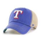 Adult '47 Brand Texas Rangers Trawler Clean Up Hat, Men's, Blue