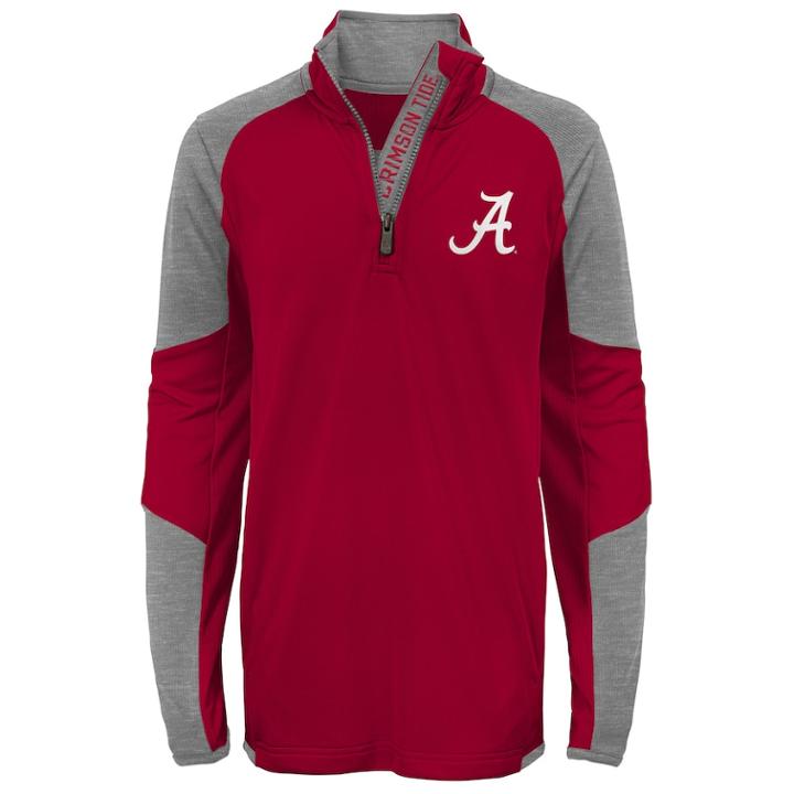 Boys 8-20 Alabama Crimson Tide Beta Performance Pullover, Size: Xl 18-20, Red