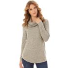 Women's Apt. 9&reg; Cowlneck Pullover, Size: Xl, White Oth