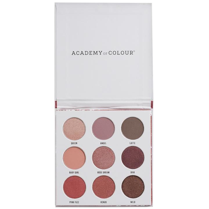 Academy Of Colour Mulberry 9 Shade Eyeshadow Palette, Multicolor