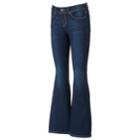 So&reg; Flare Juniors' Denim Jeans, Teens, Size: 7, Dark Blue