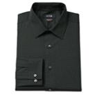 Men's Apt. 9&reg; Slim-fit Flex Collar Dress Shirt, Size: 18-34/35, Black