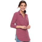 Women's Sonoma Goods For Life&trade; Tunic Shirt, Size: Large, Med Red