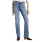 Women's Levi's&reg; Slimming Bootcut Jeans, Size: 18/34 Avg, Dark Blue
