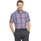 Men's Van Heusen Air Wovens Classic-fit Poplin Performance Button-down Shirt, Size: Small, Dark Red