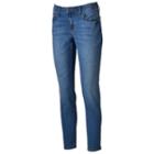 Women's Sonoma Goods For Life&trade; Whiskered Skinny Jeans, Size: 12, Med Blue