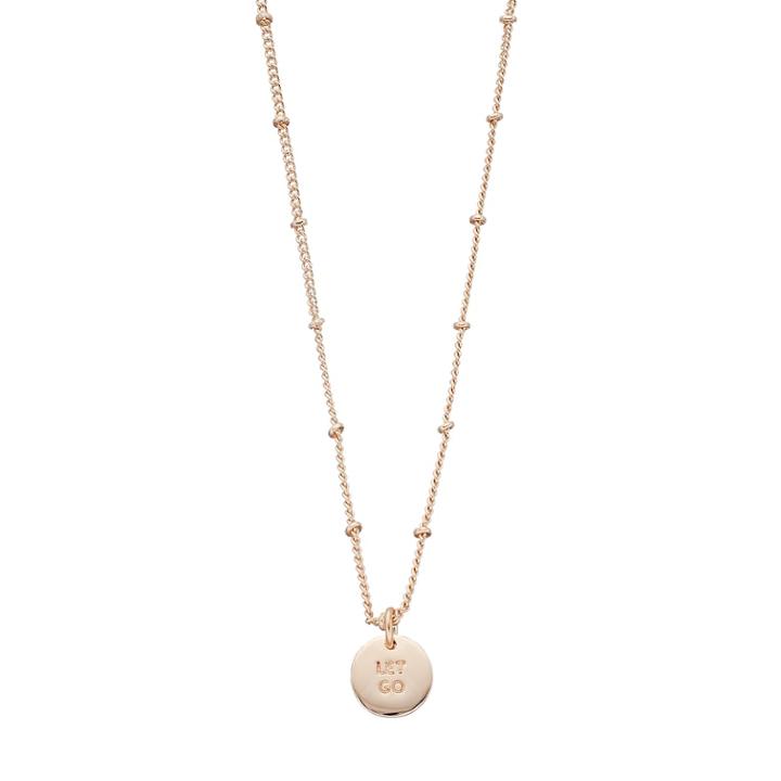 Lc Lauren Conrad Let Go Pendant Necklace, Women's, Light Pink