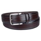 Men's Croft & Barrow&reg; Feather-edge Belt, Size: 32, Dark Brown