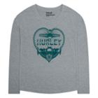 Girls 7-16 Hurley Long-sleeve Anchor Graphic Tee, Girl's, Size: Large, Brown Oth