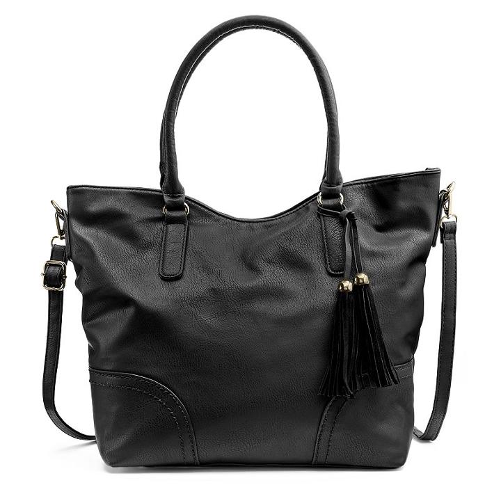 Olivia Miller Sinclaire Tassel Tote, Women's, Black