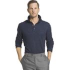 Big & Tall Van Heusen Classic-fit Mockneck Fleece Sweater, Men's, Size: Xxl Tall, Blue Other
