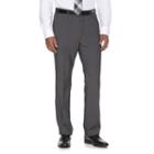 Men's Apt. 9&reg; Extra-slim Fit Stretch Flat-front Suit Pants, Size: 34x30, Med Grey