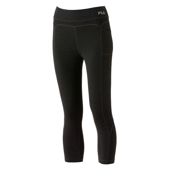 Women's Fila Sport&reg; Trail Skimmer Yoga Capris, Size: Xs, Grey