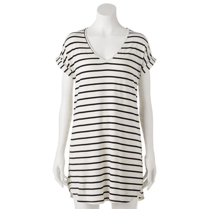 Juniors' Liberty Love T-shirt Shift Dress, Girl's, Size: Xs, Ovrfl Oth